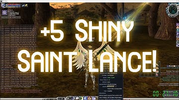 +5 Shiny Saint Lance First Impression/Test Run - RF Online PlayPark Desolation