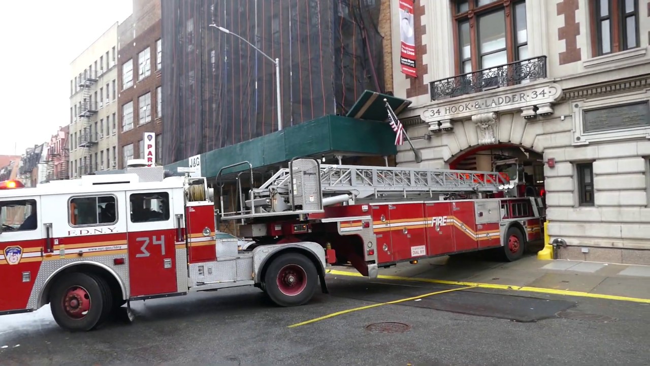  FDNY  Engine 84 and Ladder  34  respond 1 1 to Box 1686 YouTube