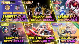 JUNE SKIN COLLECTOR'S CHOICE!? LEGEND KAGURA RELEASED, STARFEST VALE FOR SALE, 3 ANNIV SKINS, HIR...
