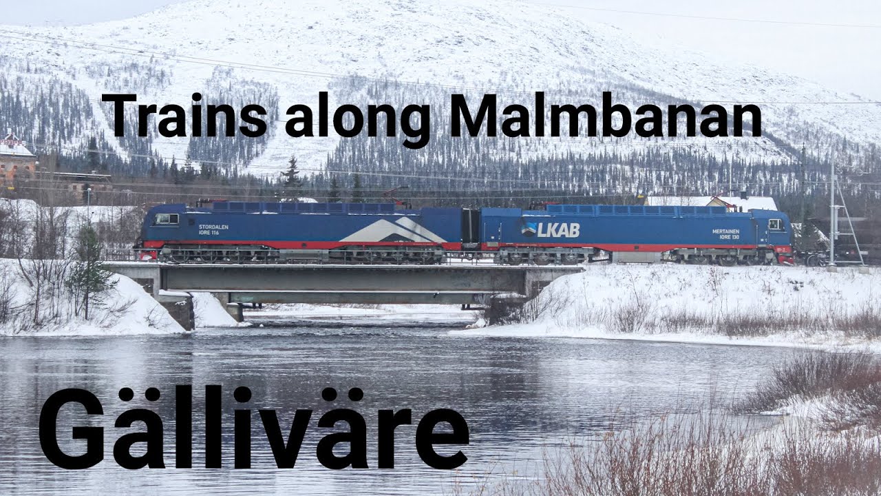 Trains along Malmbanan - Gällivare