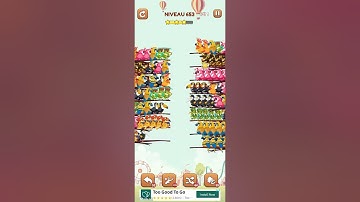 bird sort 2 color puzzle solution niveau 653 #games #gaming #puzzle #puzzlegame #androidgames