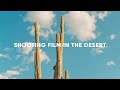 Shooting medium format film in the desert  mamiya 645 super