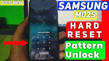 How to hard reset Samsung M02/M02S Remove Screeen Lock Pattern,Pin,Password Without PC New 2022