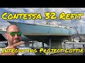 Introducing my latest contessa 32 refit project with boat tour project lottie ep1