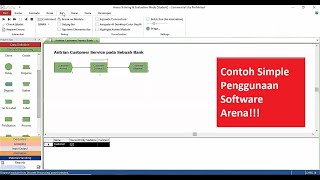Contoh Simple Penggunaan Software Arena pada Single Line-Single Server screenshot 2