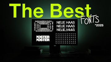 Best Fonts 2025 | Stay Ahead With These Trendy Fonts