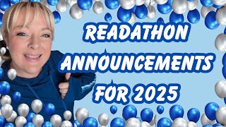 Readathon Announcements for 2025!!! Every readathon Im hosting this year!
