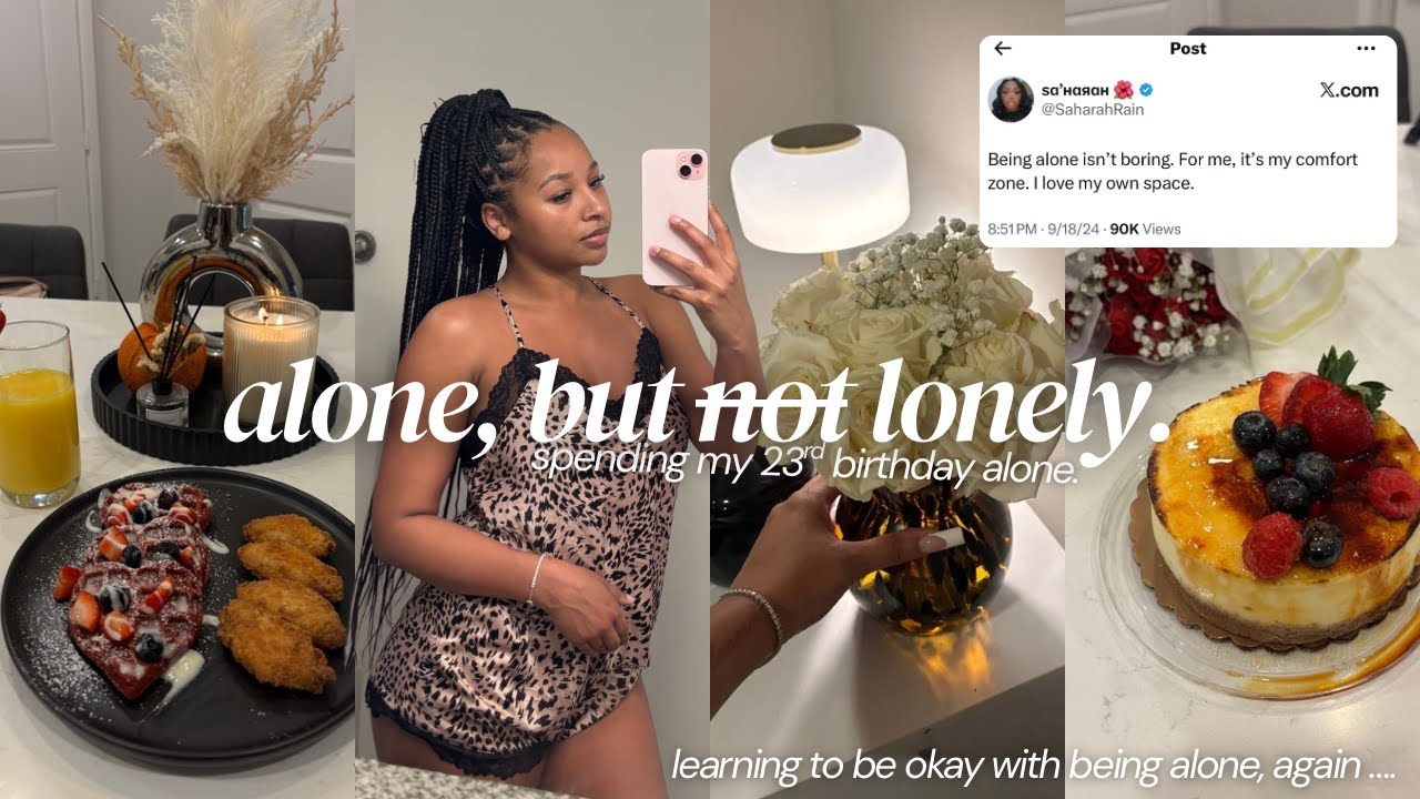 одна, но не одинока ☁️ отмечаю свой 23-й день рождения в одиночестве, подарки, бесплатные товары ...