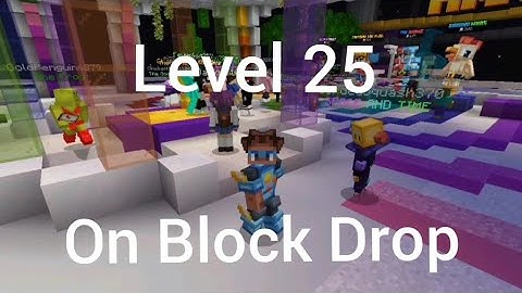 I have reached MAX level on The Hive Block Drop