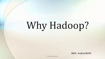Why Hadoop?  - in Tamil