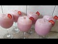 Qulpinayli kokteyl (milkshake) blendrda va blendrsiz tayyorlash usuli🍓🍹 Коктейль с клубникой