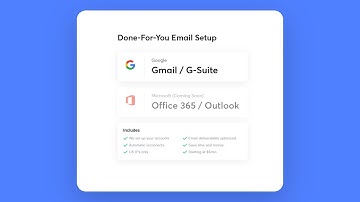 New Feature: Done-For-You Email Set Up | Hundreds Of Email Accounts With a Few Clicks