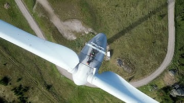 renewableinspections video example turbine inspection