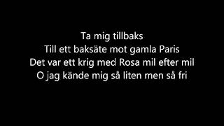 DARIN LYRICS - TA MIG TILLBAKA (FJÄRILAR I MAGEN) 2015 DARIN LYRICS - TA MIG TILLBAKA (FJÄRILAR I MAGEN) 2015
