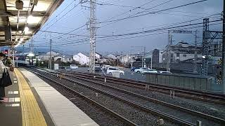 【2024.02.10】京阪電車3000系(3053F)第3編成快速特急洛楽中書島駅に通過シーン。