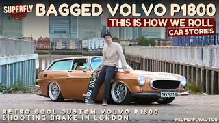Bagged custom Volvo P1800 shooting brake is one of the coolest retro cars ever!
