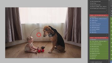 Light chronicles Photoshop tutorial - Pickles and the pup full edit