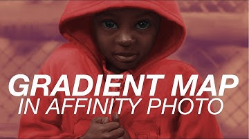How to use the Gradient Map adjustment layer in Affinity Photo for the iPad
