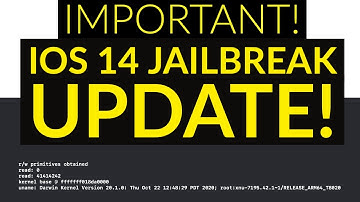 iOS 14 JAILBREAK IMPORTANT UPDATE - A12 / A13 / A14 devices! Jailbreak possible!