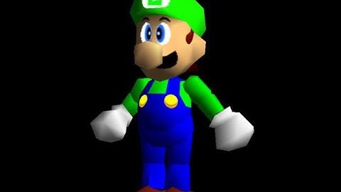 ORIGINAL LUIGI MODEL || DOWNLOAD IN DESCRIPTION || PLAY AS LUIGI IN SUPER MARIO 64