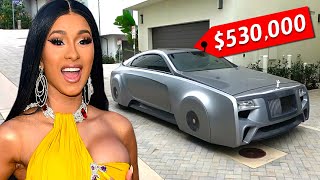 Cardi B And Her Luxury Car Collection!! (No Driver License)