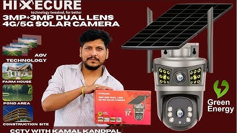 Hixecure 3MP+3MP Dual Lens 4G Camera Installation  | Hixecure Solar Camera Mobile Configuration