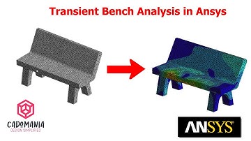 Step-by-Step Transient Analysis Tutorial on ANSYS with Design Modeller #mechanical #cad #new #cadd