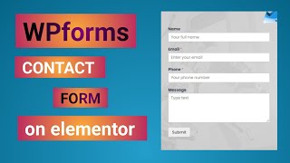 How to Create A Contact Form By WPforms WordPress Plugin on Elementor in WordPress Website 2023 |