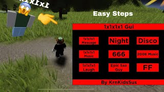 How To Get 1x1x1x1 Gui Easy Steps 2022