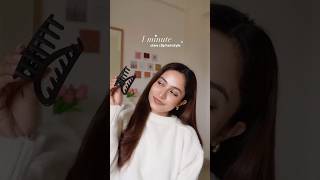 Easy Claw Clip Hairstyle