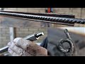 I make a strong square tube to bend the 7mm steel rebar for my projects mig welding project