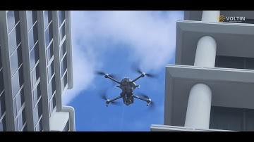 Facade Building Inspection Using TetherBAT - Voltin