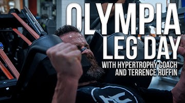 EPIC Full Leg Day with Hypertrophy Coach Joe Bennett and Terrence Ruffin Bodybuilding Motivation