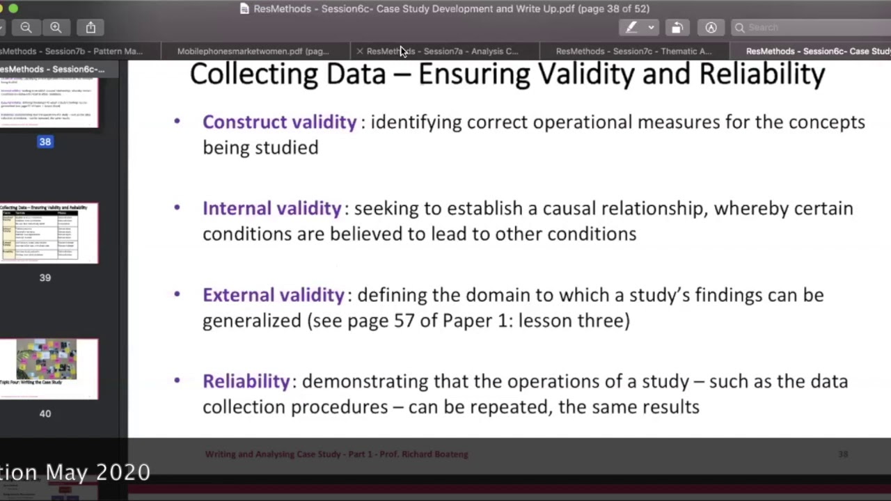 RB Research Methods S7b - Qualitative Data Analysis (Part 2)