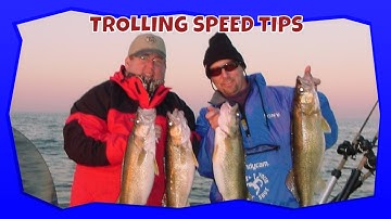 Trolling For Walleye.. What Speed Is Best?  Walleye Trolling Speed