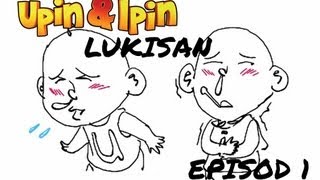 Menggambar Upin Ipin Lukisan Ep01 Gambar