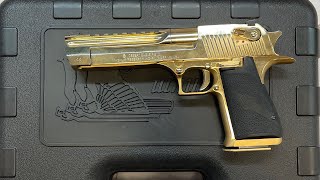 IWI Magnum Research Desert Eagle 44 Mag 24K Gold Unboxing/Review