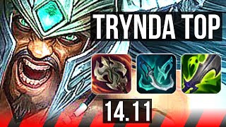 TRYNDAMERE vs NASUS (TOP) | 9/1/11, 800+ games, Dominating, 36k DMG | EUW Grandmaster | 14.11