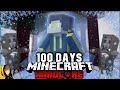 I Spent 100 Days in Frozen Wastelands in Minecraft... Here's What Happened!