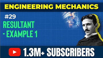 Resultant Example 1 - Forces in Space - Engineering Mechanics
