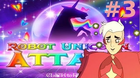 Robot Unicorn Attack #3 (Game Playthrough Adventure)