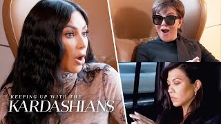 Kim Kardashian Calls Kourtney a "F--kin' Fake Humanitarian Hoe" | KUWTK | E! screenshot 1