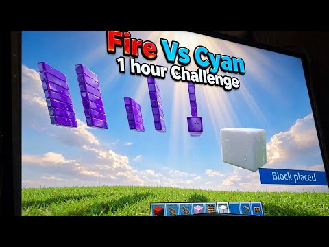 1 Hour Challenge: The Better Map Wins @FireLitHorrorYT Vs @Cyan3289 