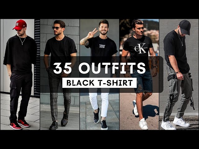 Black T-Shirt, Styling Tips, Casual Outfits, How to Style