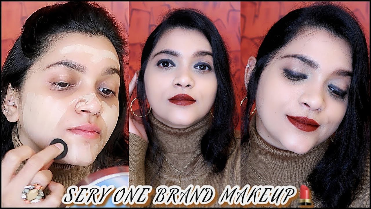 SERY ONE BRAND MAKEUP TUTORIAL + NON SPONSORED HONEST REVIEW | MATTE MAKEUP LOOK | Pavithra iyer