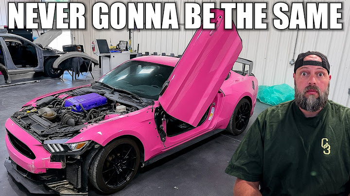 The Shelby begins a makeover and the F430, sadly goes to the shop