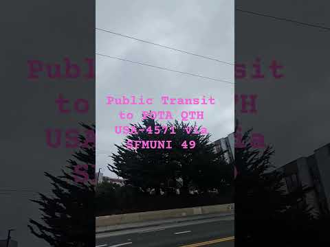 SFMUNI Route to US-4571 de KD0FNR #hamradio #pota