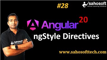 ngStyle directives in Angular 20 | Attribute directives in Angular 20 | Sahosoft