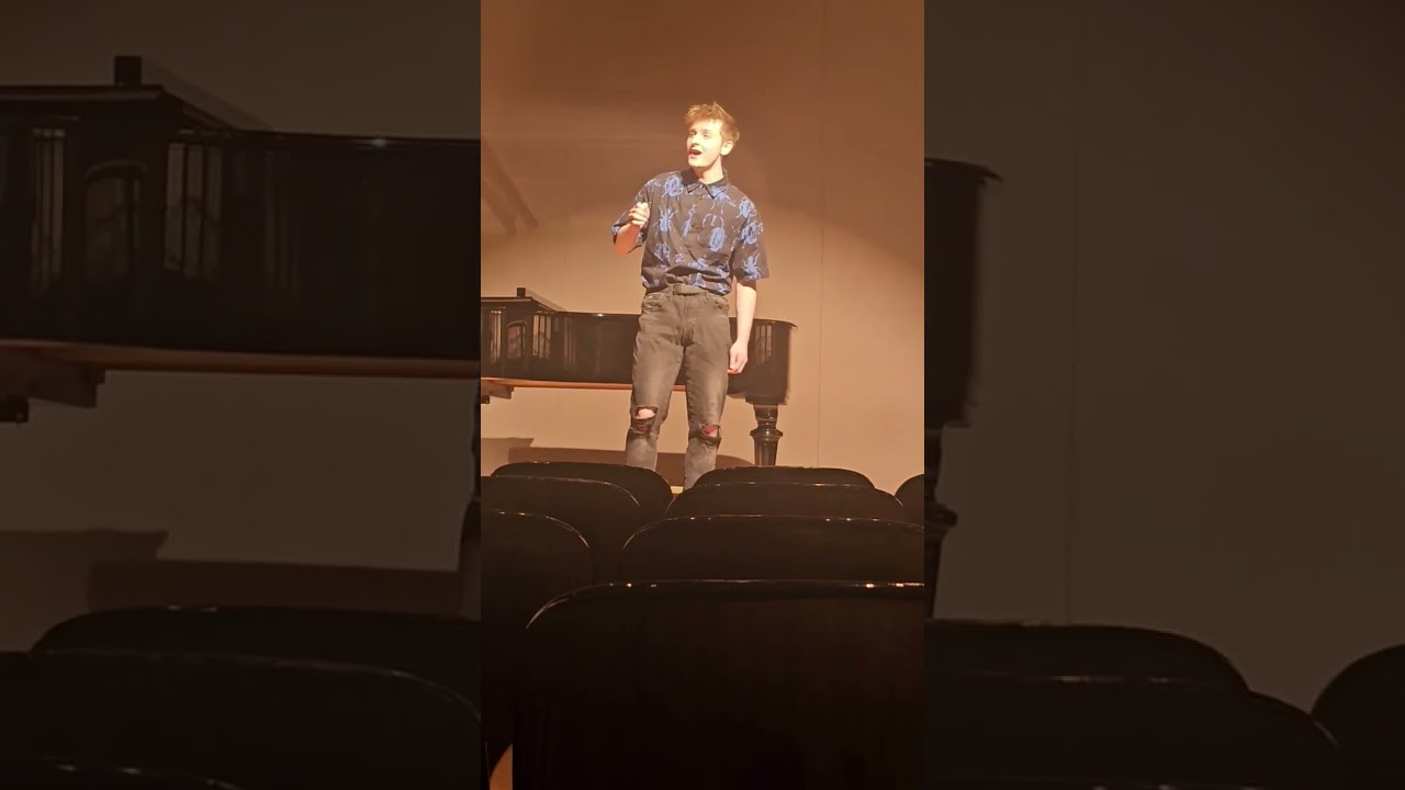 Hercules I can go the distance.   Aaron audition for scholarship