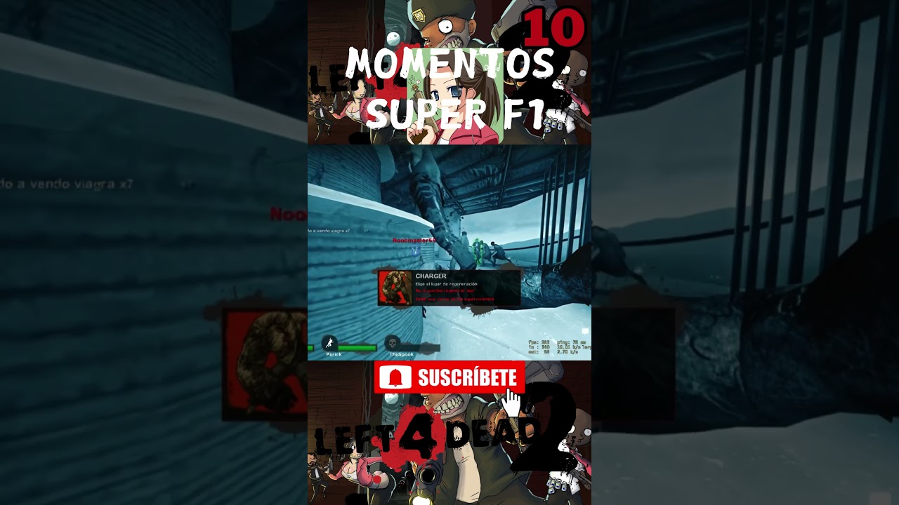 MEJORES MOMENTOS F1 en Left 4 Dead 2 SUPER EPICAS 